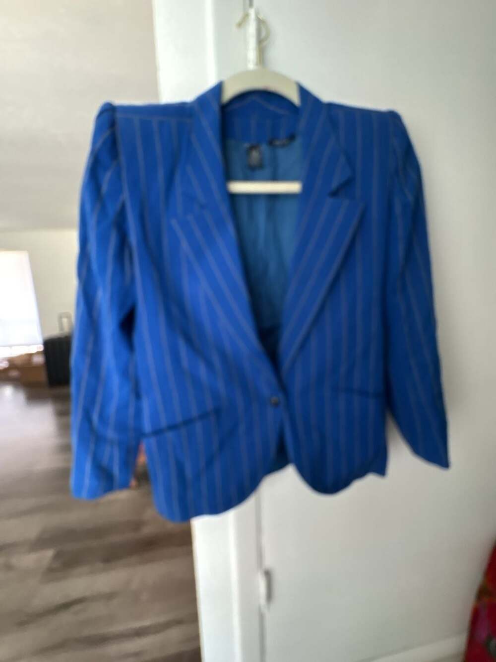 Emanuel Ungaro Parallele Paris Vintage Pinstripe Blazer